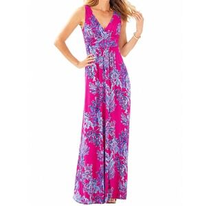 Lilly Pulitzer Sloane Maxi Dress in Capri Pink Samba Size Large